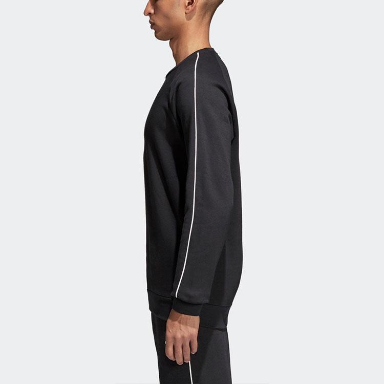 adidas Sweatshirts Men's Black Crew Neck Moderate Other CE9064