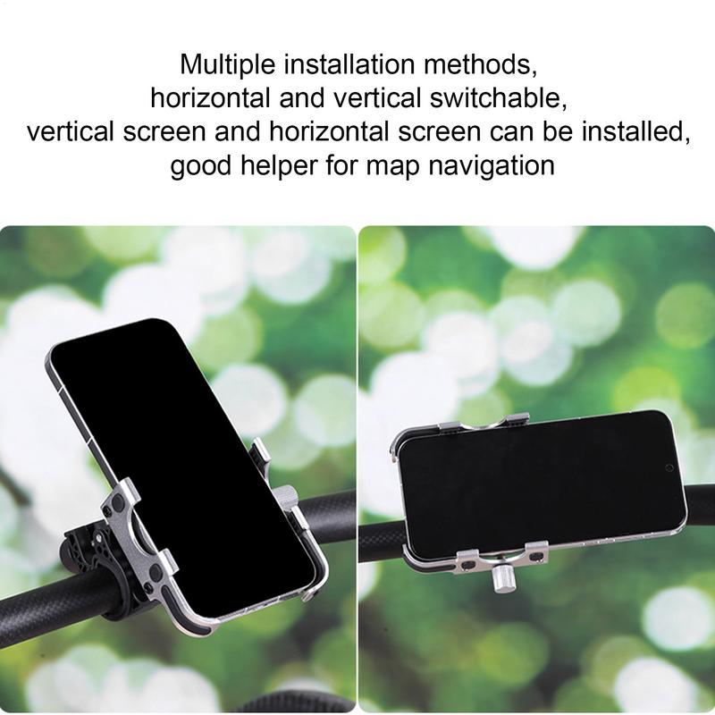 Motorcycle Phone Mount Motorcycle Cellphone Mount Adjustable Smartphone Cradle High-Speed Secure Lock Cycling Accessories For