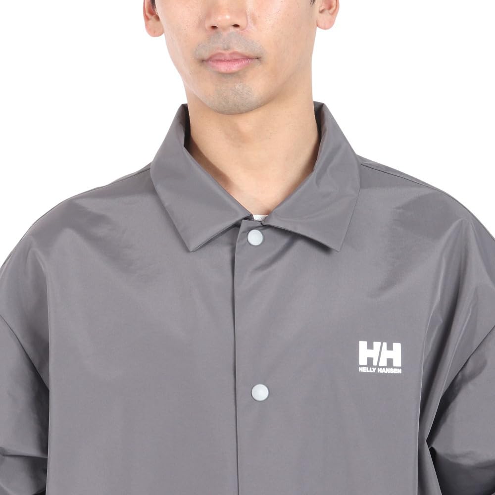 Jacket Abt Coach Jacket Coach Jacket Windproof Breathable Unisex HH12374 Sky Gray M [Helly Hansen]