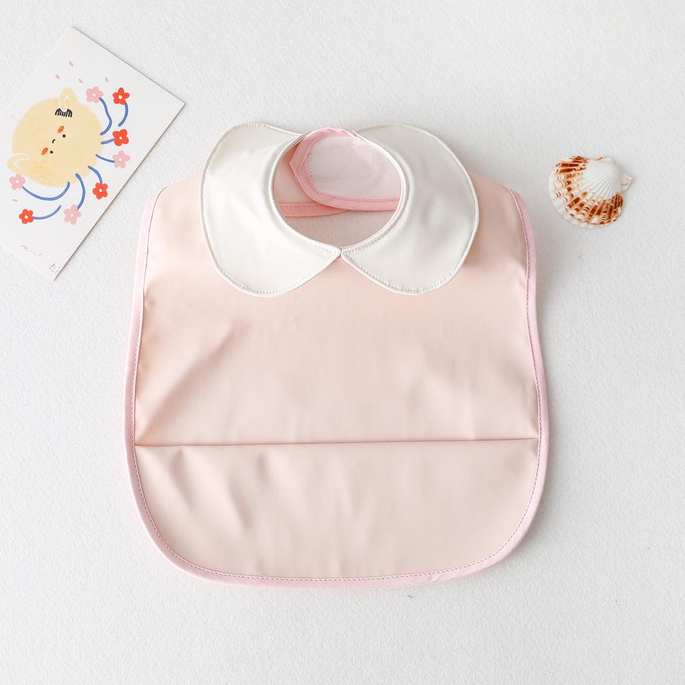 Korean Reversible Waterproof Infant Bib - Wash-Free, Anti-Stain, Baby Sleeveless Apron