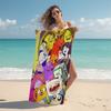 1Pc Adventure Time Characters Beach Towel Microfiber Beach Towel Thin Absorbent For Beach Swimming Yoga Bath Sports 0917150