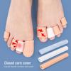 Geschlossener Zehenschutz aus weichem Material für High Heels - Anti-Scheuer SEBS Fingerlinge, Lang, Zuschneidbar