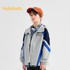 Balabala Boys' Color-block Hooded Jacket