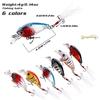 Fishing Baits Crank Hook Baits Set 6Pcs Lure Fishing Hard Baits Swim Baits Boat Ocean Top Water Lure