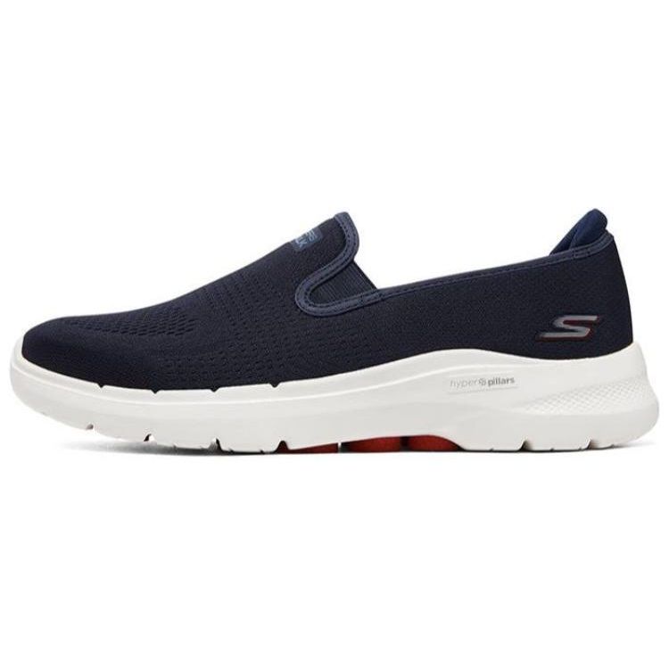 Skechers Go Walk 6 Slip-On Walking Shoes Men sneakers Dark-Blue 216280-NVRD 44.5