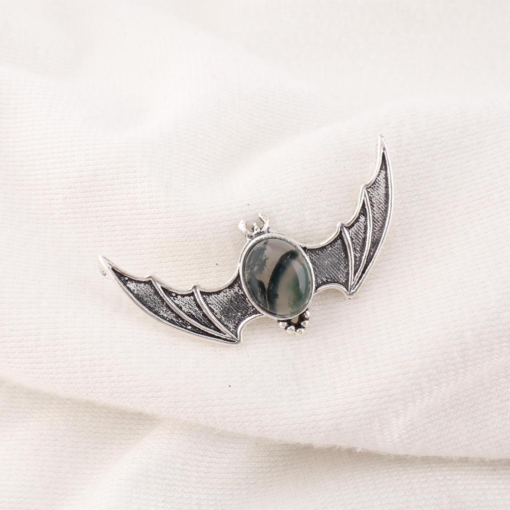 Moss Agate Gemstone Jewelry, 925 Solid Sterling Silver Pendant, Handmade Gorgeous Silver Pendant For Wedding Gift