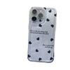 Love English for Apple 15 Mobile Phone Case Iphone12promax Transparent 14/13/11/XR Airbag 16