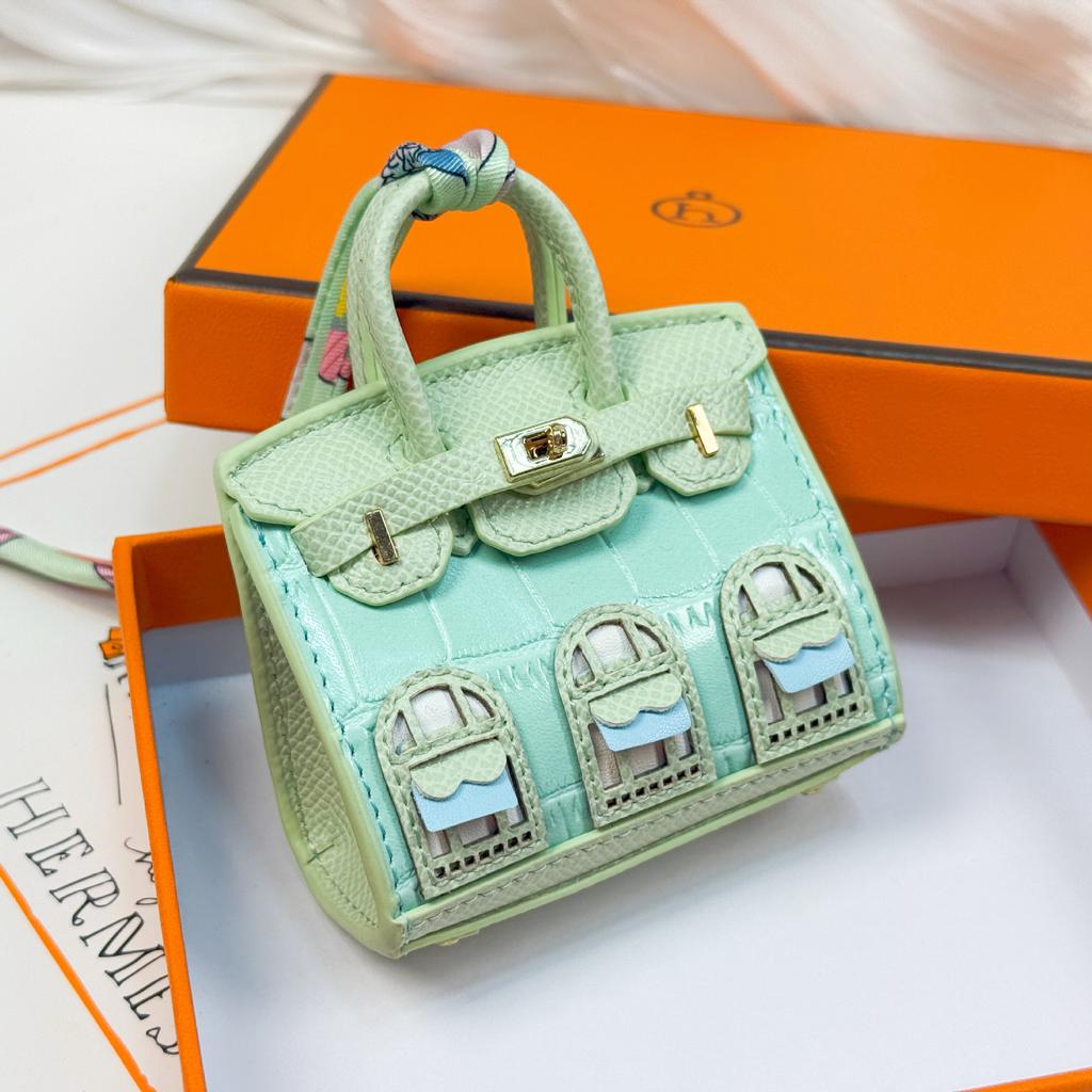 Neuer modischer Mini-Kleinhäuser-Taschenanhänger kleine Tasche süßer Taschenanhänger Mund roter Umschlag Kopfhörertasche Autoschlüsselanhänger