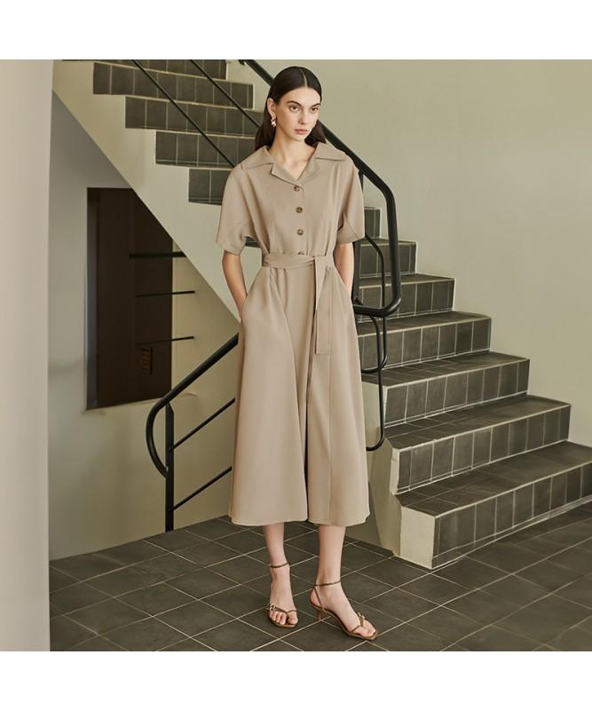 VISITINNEWYORK Tailored Short Sleeve Dress (Va5Op31)