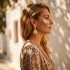 Exaggerated Large Metal Starfish Shell Drop Earrings for Women Trendy Conch Long Tassel Earrings Girl Beach Party Jewelry