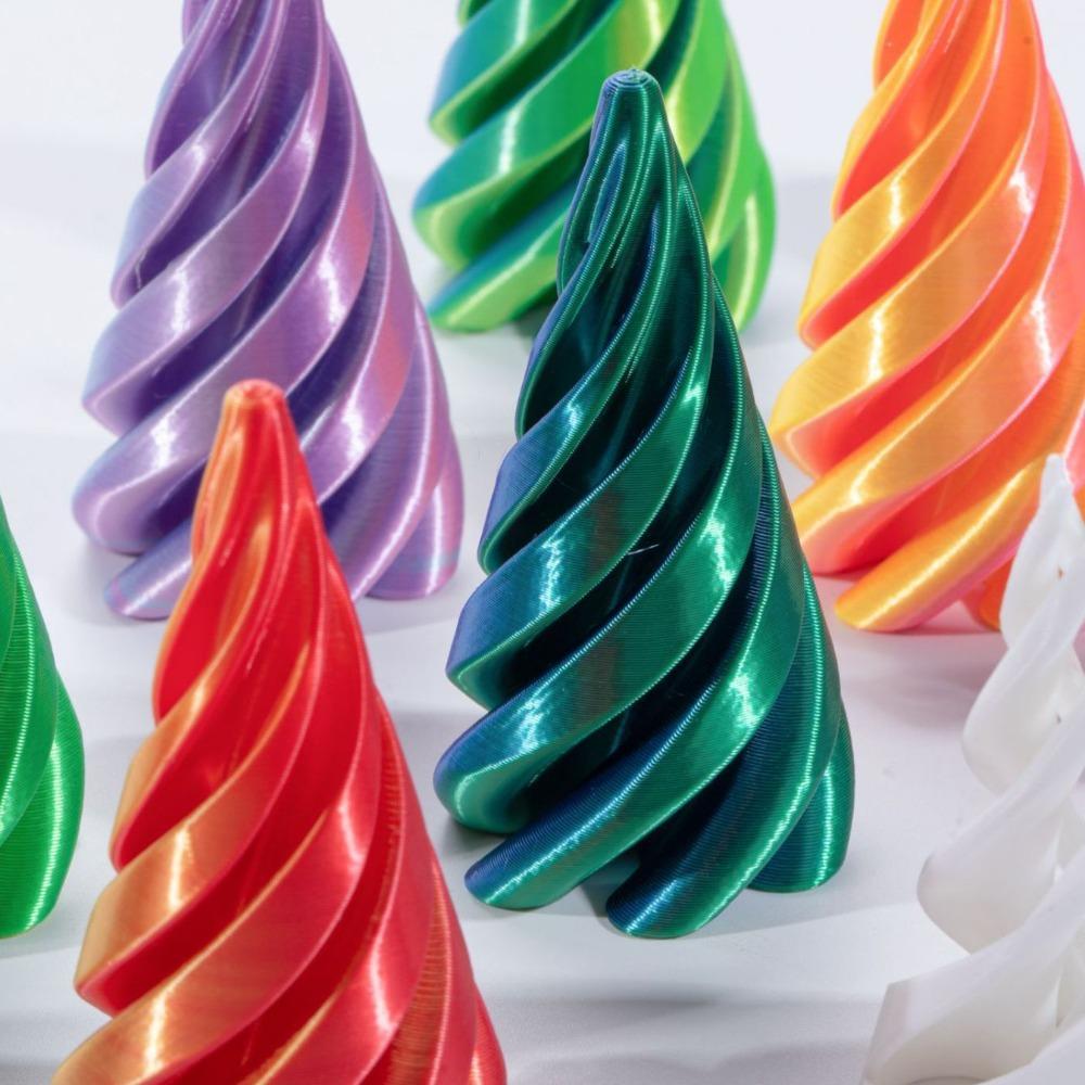 2Pcs Vortex Thread Impossible Pyramid Decorative Helix Screw Toy  Home Office