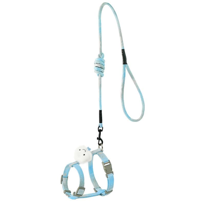 Wings Cat Rope I-shaped Cat Leash, Anti-break Free Walking Cat Rope Gradual Change Pet Leash Cat Supplies