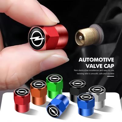 4pcs Car Wheel Tire Metal Valve Cover Defender Decorative For Astra J Insignia Astra G Corsa Zafira B Mokka Vivaro Meriva