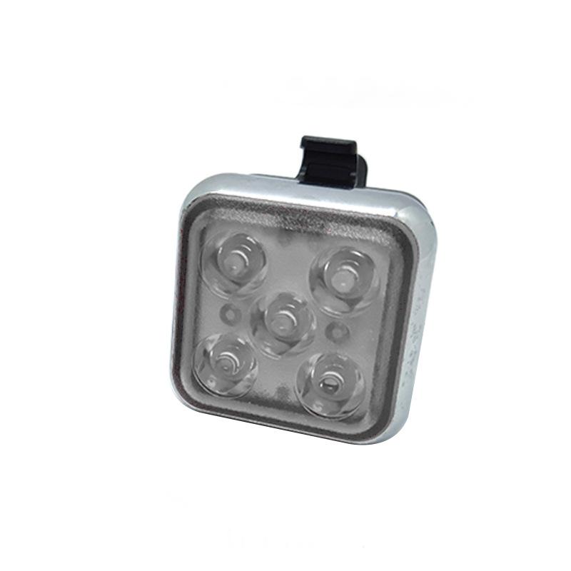 Nové 5ledové světlo na kolo USB dobíjecí venkovní noční výstražné světlo na kolo vybavené sadou zadních světlometů