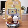 Original Yier And Bubu Cinema Themed Hanger Card Collectible Figure Limited Edition Trendy Doll Desktop Toy Birthday Gift Girl