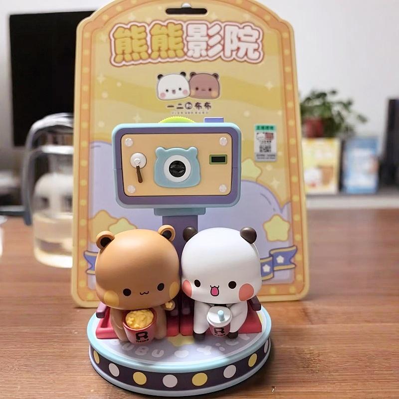 Original Yier And Bubu Cinema Themed Hanger Card Collectible Figure Limited Edition Trendy Doll Desktop Toy Birthday Gift Girl