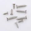 YiguYigu Nickel-Plated Phillips Flat Head Self-Tapping Screws M1-M5, Carbon Steel