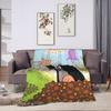 Soft Bedding Throws Camping Czech Cartoon Krtek Mole Blanket  Flannel Bedspread For Living Room Funny Sofa Bed Cover
