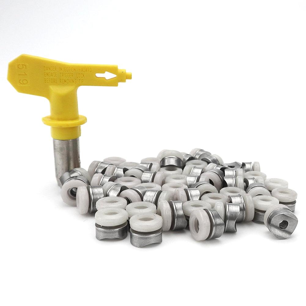 8 Stück Aluminium-Düsendichtungen für Airless-Spritmaschinen 15 mm 10 mm 8 mm Präzisionspassung Dichtungsteile für Sprühreparaturen