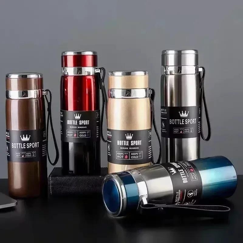 1L Thermal Water Bottle Keep Cold and Hot Water Bottle Thermos for Coffee Tea Vacuum Flasks Stainless Steel Thermos Bottle