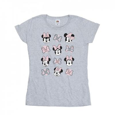 Womens/Ladies Minnie Mouse Multiple Cotton T-Shirt