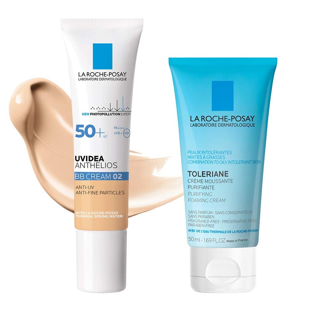 La Includes 50mL Sensitive Skin Facial UV Idea XL Protection BB 02 Kit BB Cream Set Roche-Posay (La Roche-Posay) [Limited Quantity! Cleanser]