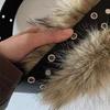 Women Belt Adjustable Length Imitation Leather Belt with Faux Fur