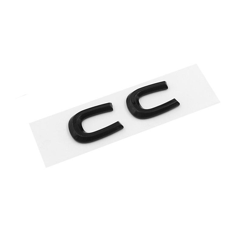 Adesivo Emblema Lettere Posteriori Bagagliaio Auto 3D Per Logo CC