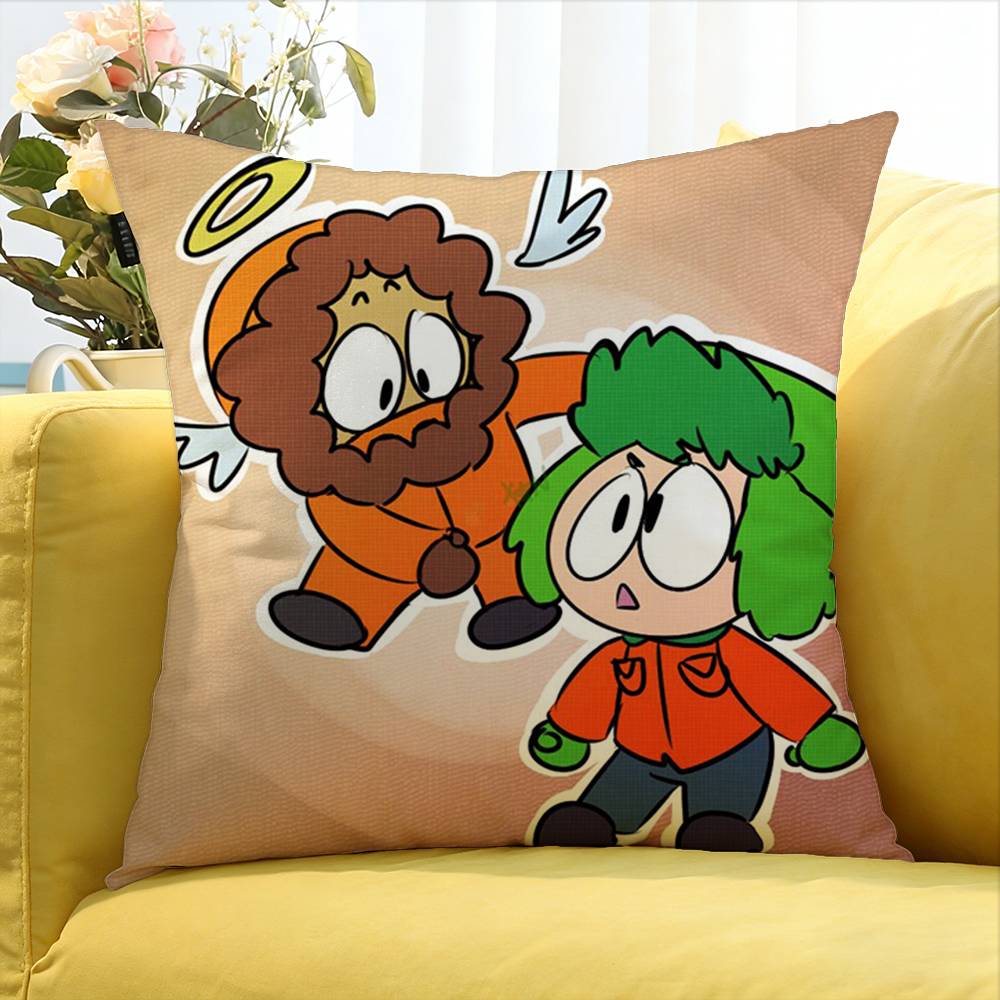 Kenny S-South Park Various Sizes Square Pillow Case For Car Home Bedchamber Decor