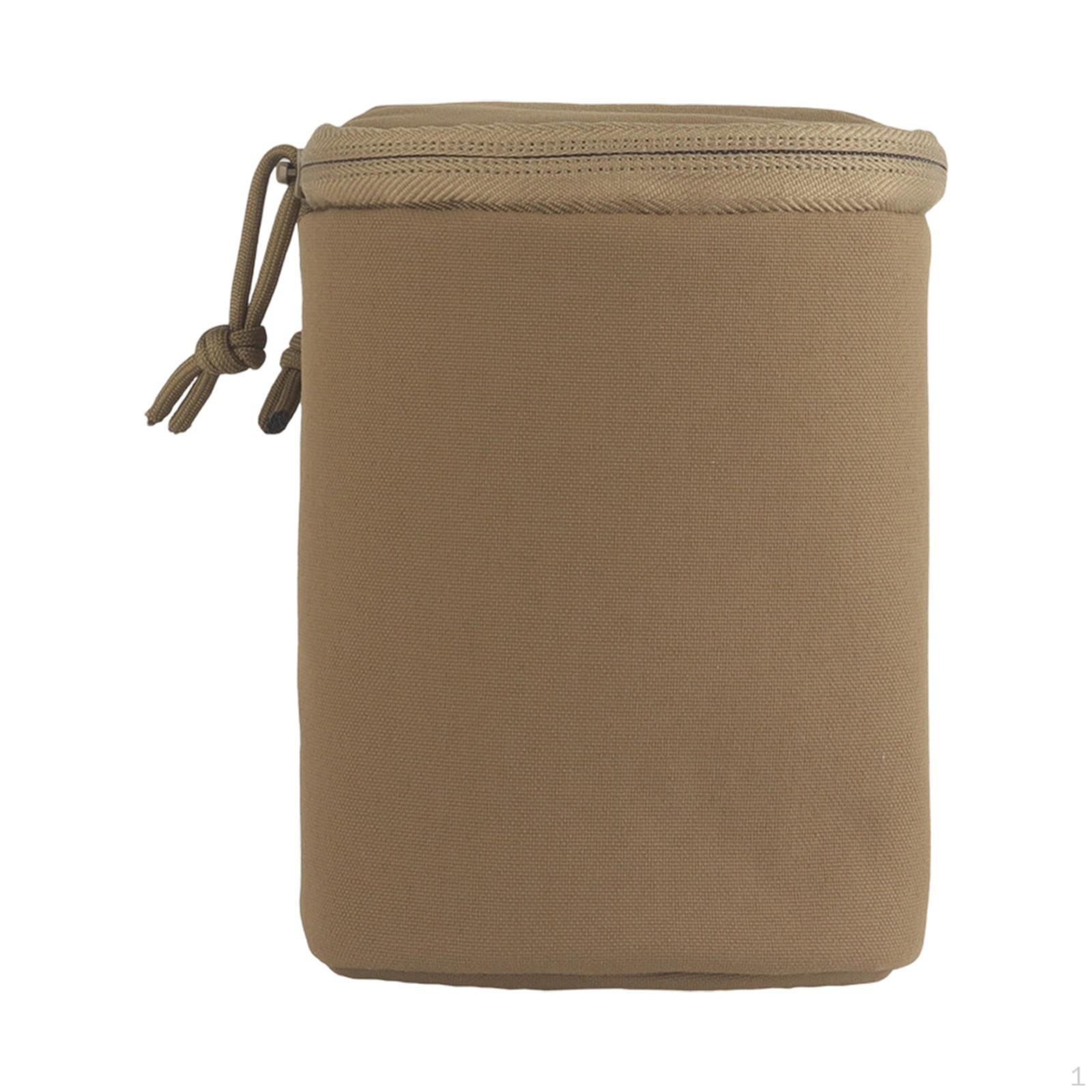 

Carrying Case Gadget Pocket Waist Bag Accessories Nylon Multifunctional Compact Utility Pouch коричневий