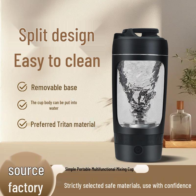Rechargeable 600ml Tritan Electric Mixing Cup for Coffee and Shakes