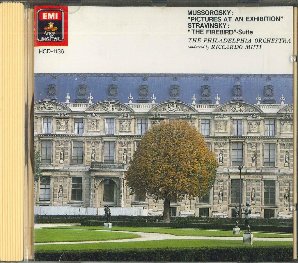 CD RIOCCARDO MUTI - Mussorgsky Pictures At An Exhibitio HCD1136 EMI Japan Classical Used