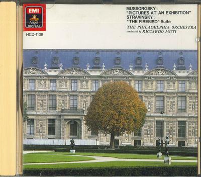 CD RIOCCARDO MUTI - Mussorgsky Pictures At An Exhibitio HCD1136 EMI Japan Classical Used