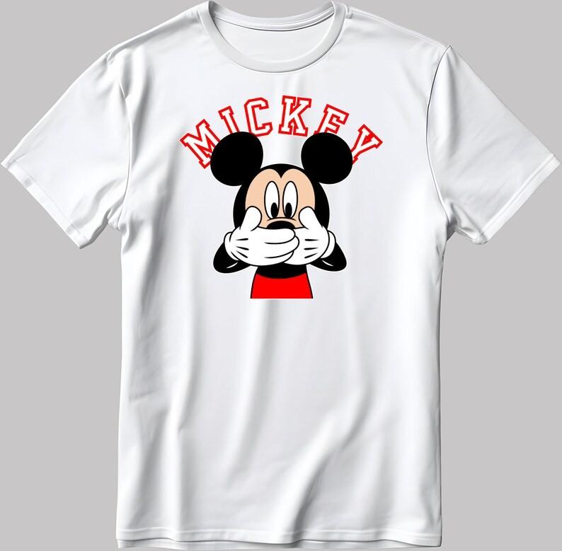 Mickey Mouse White T Shirt With Unisex Style Best Gift