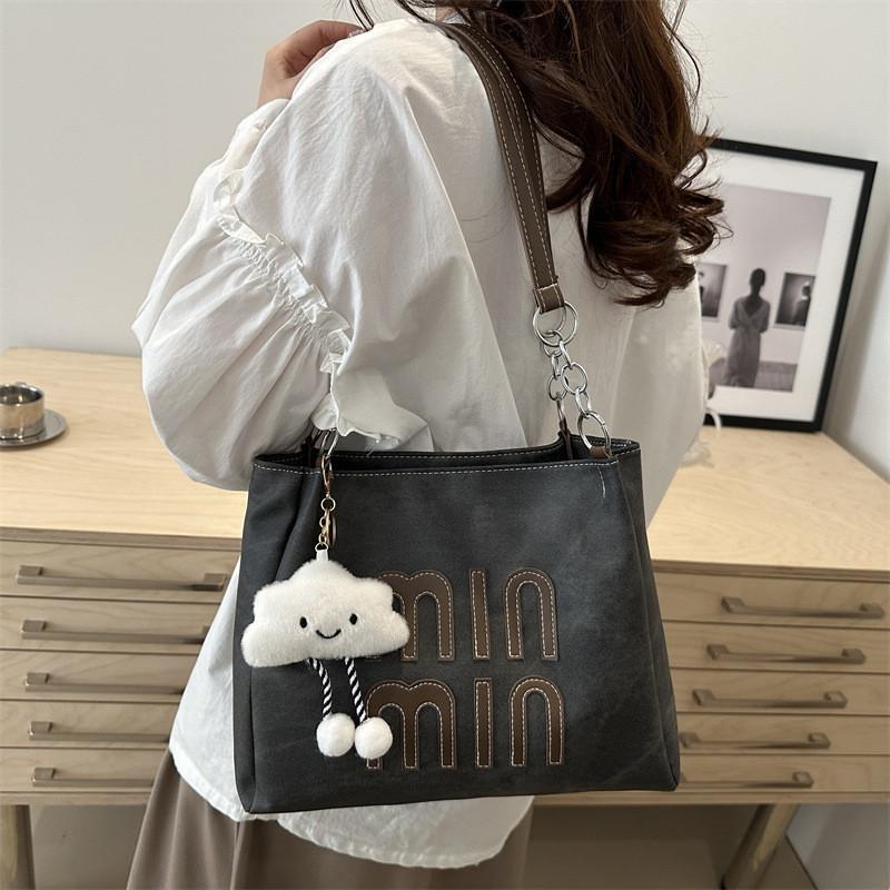 Tote Large Versatile Bag Featuring Unique Polyester Material And Modern Urban Aesthetic Women For