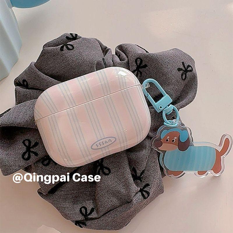 

New Arrival Second Generation Protective Case Airpods3 Headset Protective Case 4 Generation Earphone Case Niche Style Apple 2 All-Inclusive Soft Case Apple AirPods Single shell + pendant