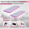 Inflatable Gymnastics Mat (with Pump) Suitable for Home Gymnastics Training, Water Exercises, Yoga Mats. Sports Mat