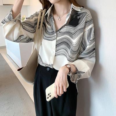 Cămașă Femei Mărime Mare Design Sens Nișă Personalitate, Cămașă Nouă Lejeră Subțire Casual Șic