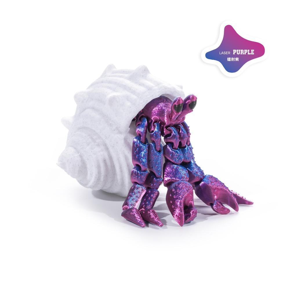 3D Printed Hermit Crab Action Figures Toys Multi-Joint Rotatable Animal Fidget Toy Desktop Ornament Home Deco Figurine Kids Gift