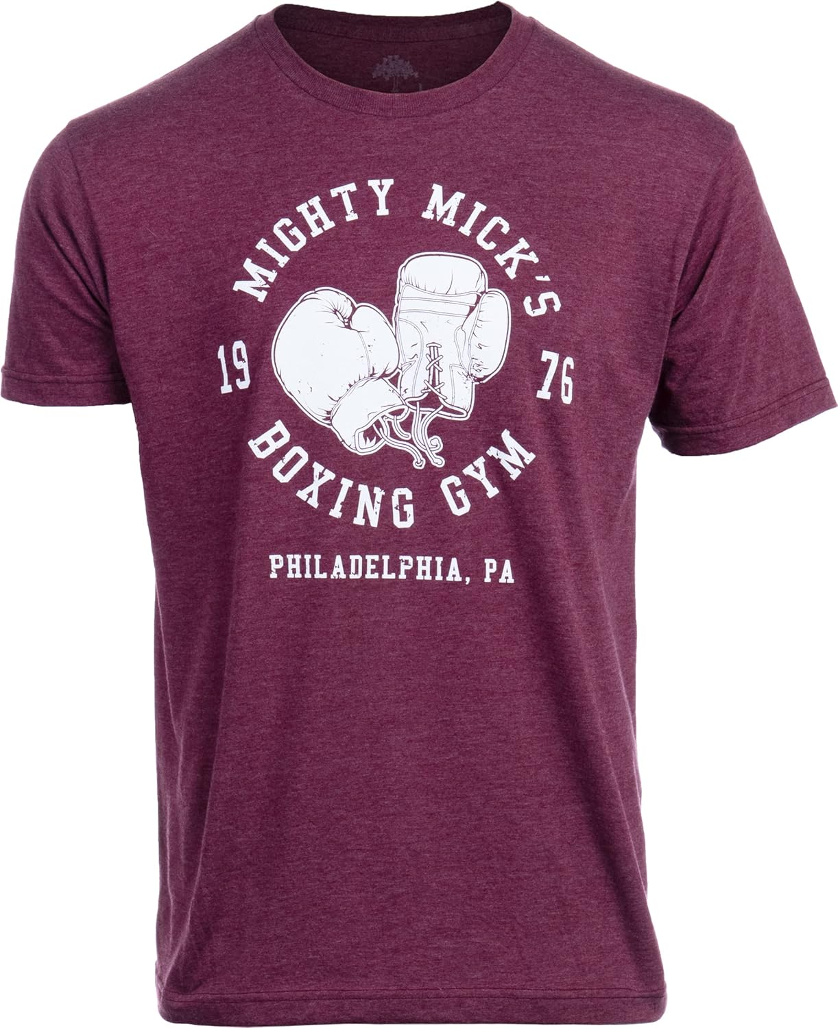 Mighty Mick s Boxing Gym 1976 - Philadelphia Boxer Vintage Style Gloves T-Shirt for Men S