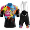 Wieler Jersey Set Rcc Huub Men's Cycling Clothing Summer Cycling Suit With Short Sleeves Ropa Ciclismo Hombre 2026 Summer Breathable Cycling Suit Set