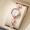 Fashion Arabic Dial Women Watches Elegant Flower Bracelet Strap Ladies Quartz Wristwatch Reloj Mujer