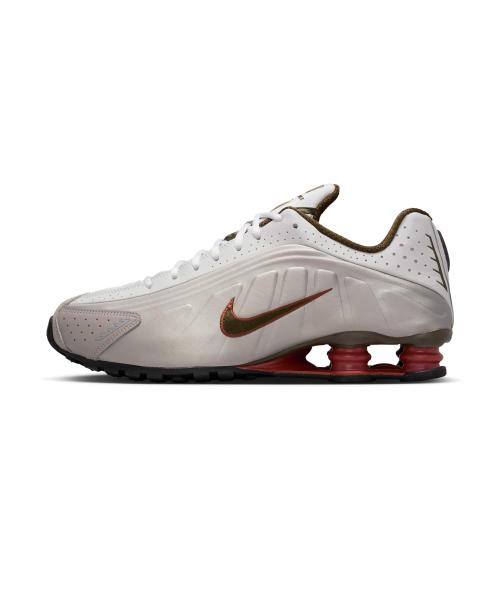 [Nike] Shox R4 M - Vast Grey:Пыльный персик:Колледж Грей:Темный Лесной Орех HQ1988-010 245