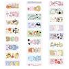 Scrapbooking Decorative Tape Glittering Cutout Tape Pre-cut Cartoon Sticker Roll For Journal Notebook Seal Envelope Card