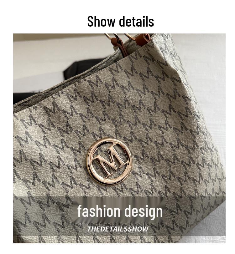 Retro Large Capacity Women’s Underarm Shoulder Bag - 2025 Summer Trend Commuting Tote Handbag