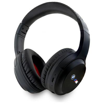 BMW Over-Ear Bluetooth Headphones Enc      Bmbhmiav27Mbctk Black/Black Printed Logos