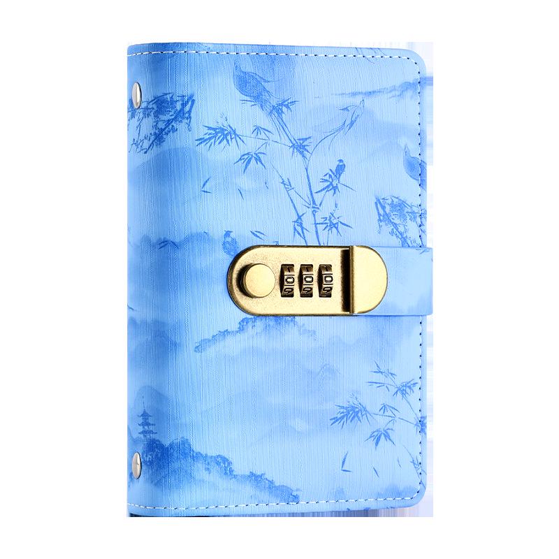 A6 Cross-Border Landscape Style Money Album with Password Lock