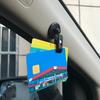 1/2/4pcs Car Interior Storage Organizer Car Adhesive Card Clip Windshield Ticket Holder Coupon Clips Auto Accessories