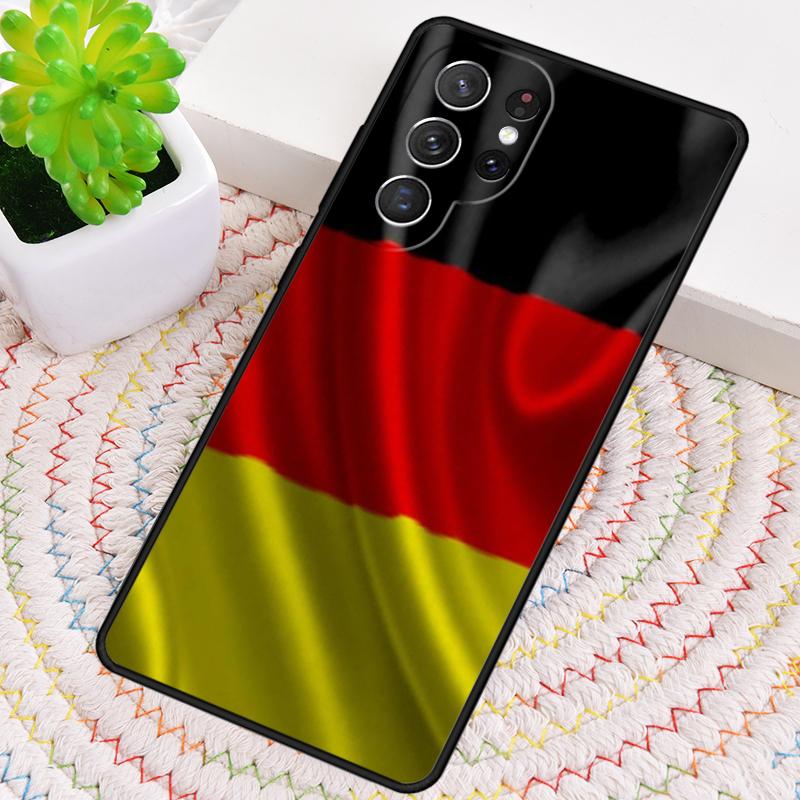 Germany Flag National Emblem Silicone Phone Case For Samsung Galaxy note 10 pro S26 S25 S24 S23 S22 S21 Plus S25Ultra Capa Cover
