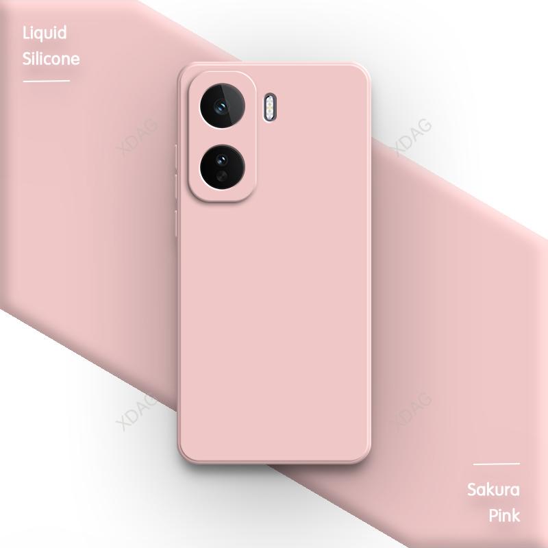 Candy Color Liquid Silicone Phone Case for vivo iQOO Neo11 Neo 11 5G China Soft Original High Quality Straight Edge Bumper Cover